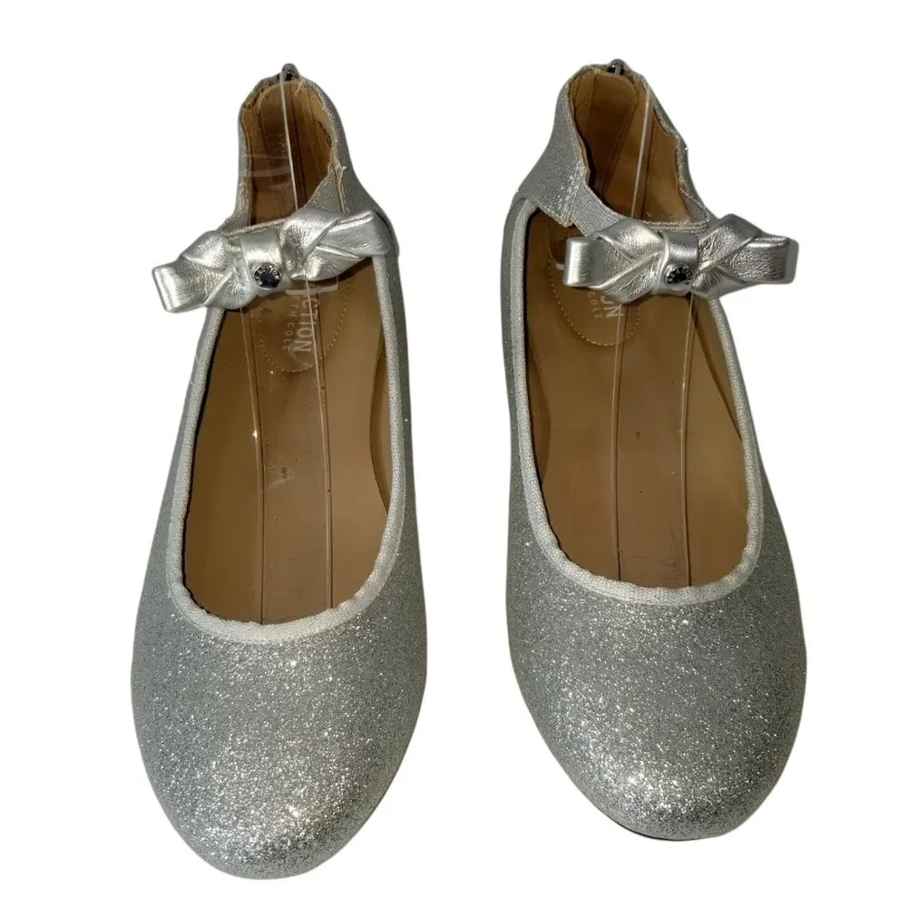 Silver Shoes Kenneth Cole Reaction Silver Violet Bowie Flats Youth Girls Size 4